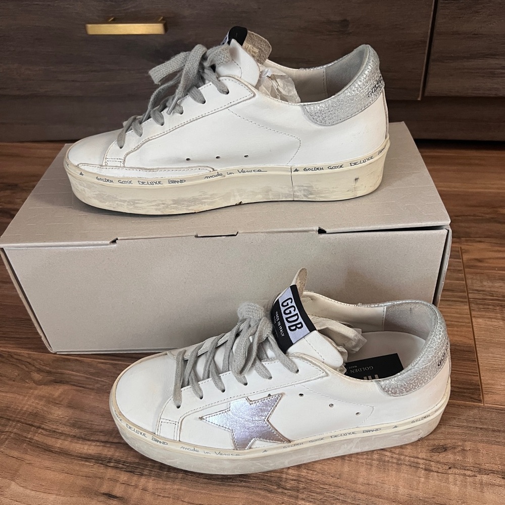 Golden Goose - Hi Star Sneaker in White